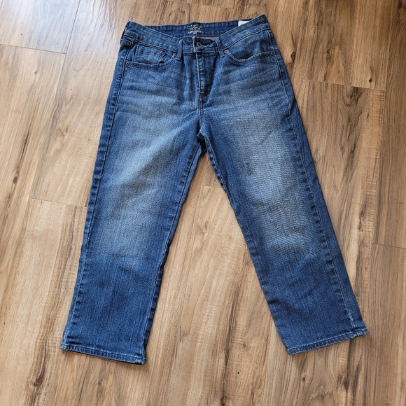 LEVIS Demi Curve Cropped Pants - Picture 1 of 7